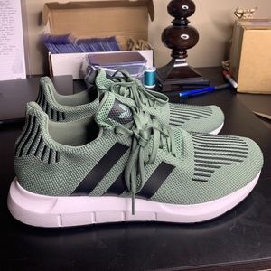 Adidas Swift Run Cargo Green Size 12 Worn ONCE!